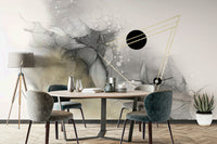 Cosmic galaxy wallpaper mural for modern wall design

