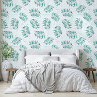 Beachy vibe palm leaf wallpaper for walls

