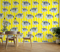 Aquaria wallpaper with soothing sea elements for living rooms

