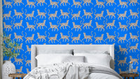 Cheetah print wallpaper for bedrooms and creative spaces


