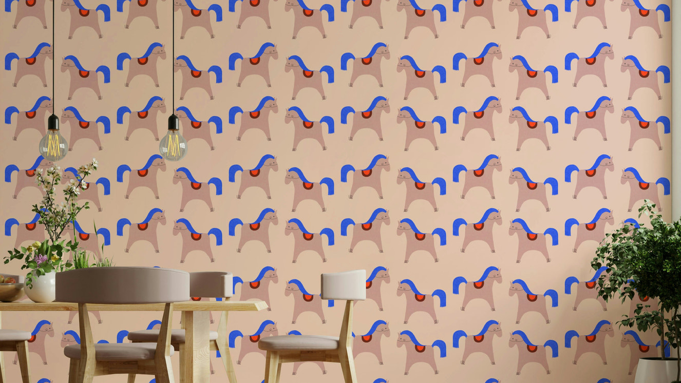 Charming Delight Carousel 02 wallpaper for elegant decor

