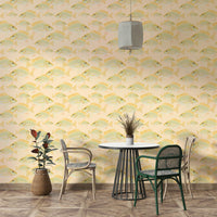 Fish pattern wallpaper with repeating design

