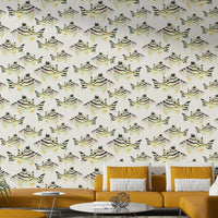 Beautiful fish swimming wallpaper for serene spaces

