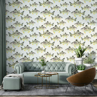 Peel-and-stick Jarbua - The Fish wallpaper for easy installation

