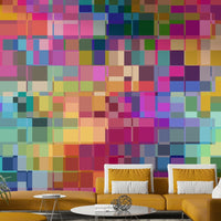 Colorful and bold Artists Block mural for modern interiors

