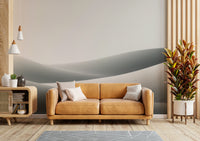 Natural textured design in desert-themed mural art

