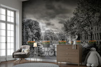 Peel-and-stick Herengracht Amsterdam mural for easy installation

