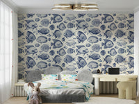 School of Uncanny Fish wallpaper for bedrooms and living rooms

