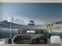 Silent Sands wall mural with smooth, flowing sand texture

