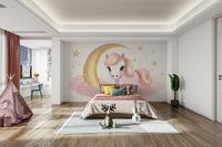 Peel-and-stick Little Star Pony mural for easy setup

