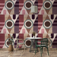 Peel-and-stick Urban Texture Geometric wallpaper for walls

