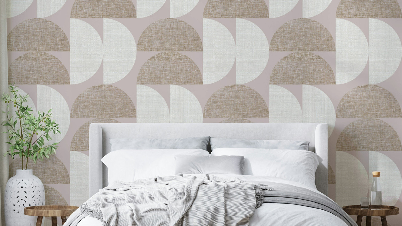 Neutral Eclipse: Textured wallpaper for modern spaces

