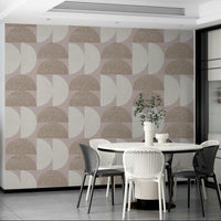 Neutral tones textured wallpaper for minimalist interiors

