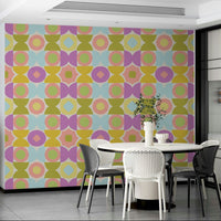 Kaleidoscope Kisses wallpaper for vibrant, playful decor

