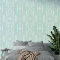 Winter landscape wallpaper with icy lake

