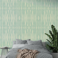 Aqua Flow mural wallpaper design

