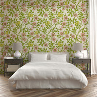 Floral butterflies wallpaper design

