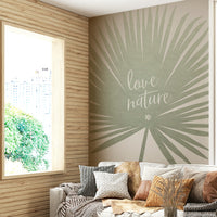 Botanical inspired wall mural

