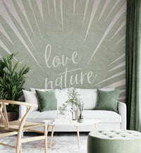 Calm nature wall mural

