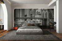 Manhattan skyline mural wallpaper in daylight

