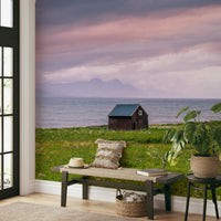 Coastal meadow mural adding calmness and natural beauty to your space

