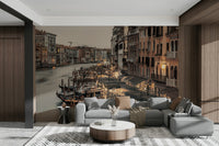 Venice cityscape mural perfect for creating a serene retreat

