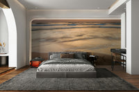 Uplifting beach scene wall mural

