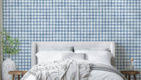 Watercolor checkered wallpaper with subtle texture
