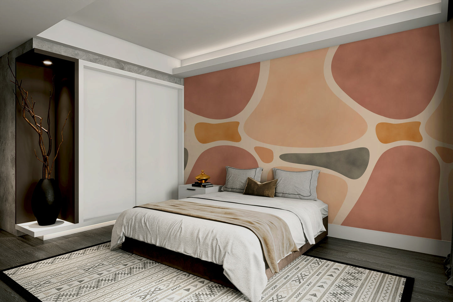 Pottery Shapes Wall Mural

