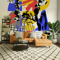 Artistic wallpaper with broken light effect

