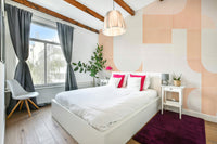 Mid-century modern tile mural
