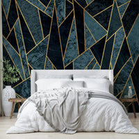 Icy tones mural wallpaper
