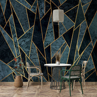 Textured cracked ice wall mural
