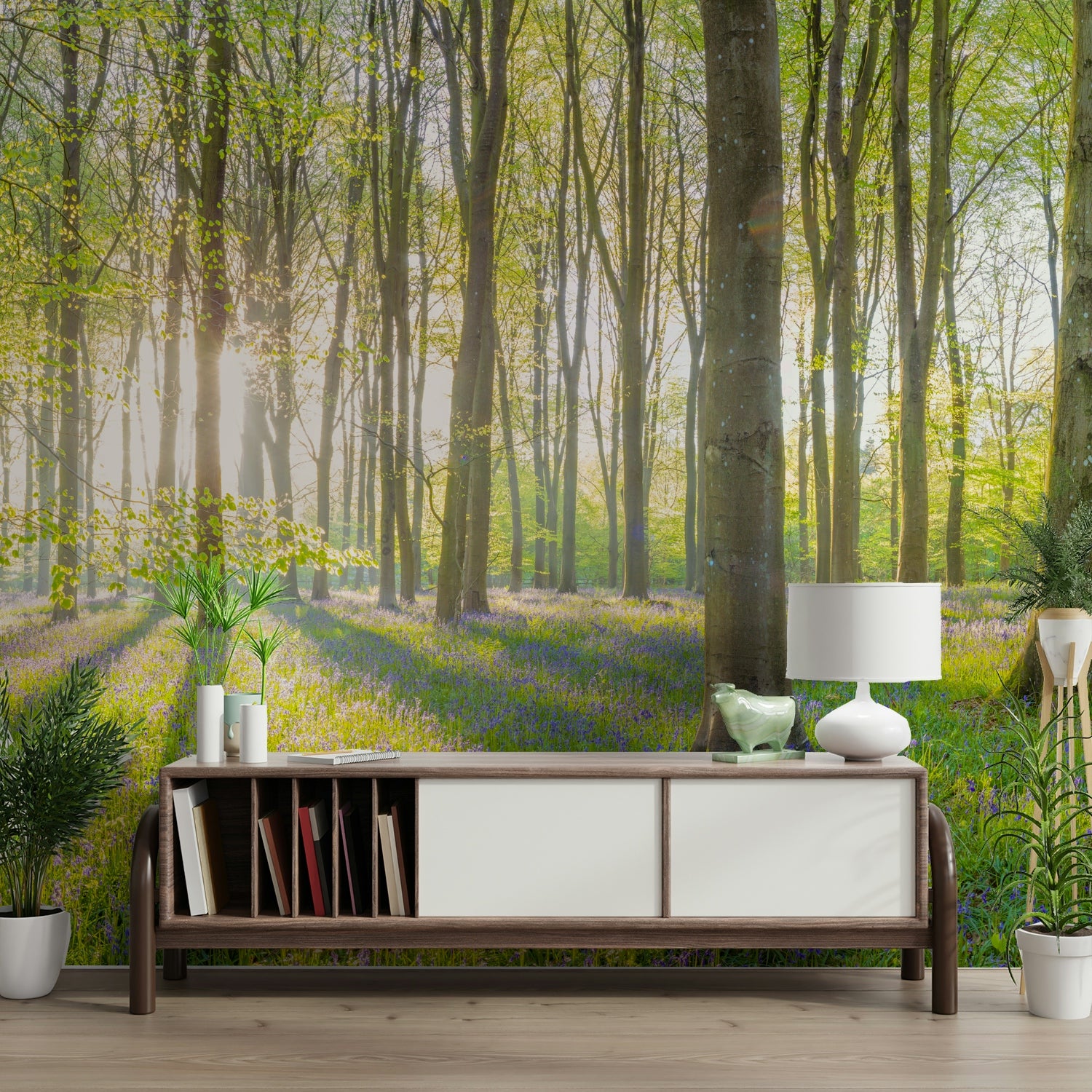 Nature-inspired wallpaper for walls
