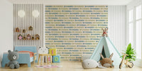 Fun fish design wallpaper for interiors
