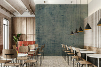Cool tone mural for relaxed rooms
