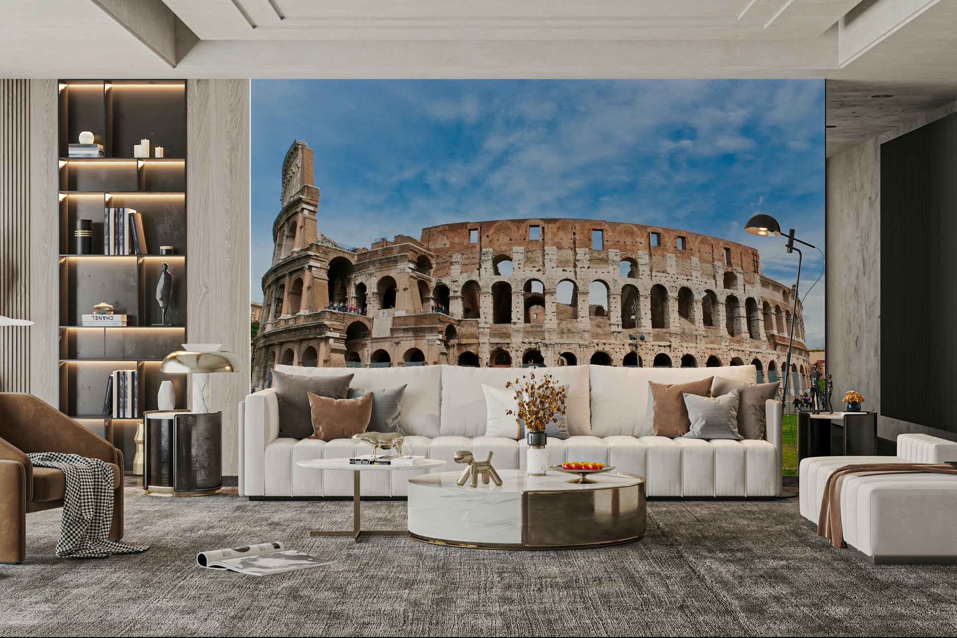 Bold wallpaper for walls
