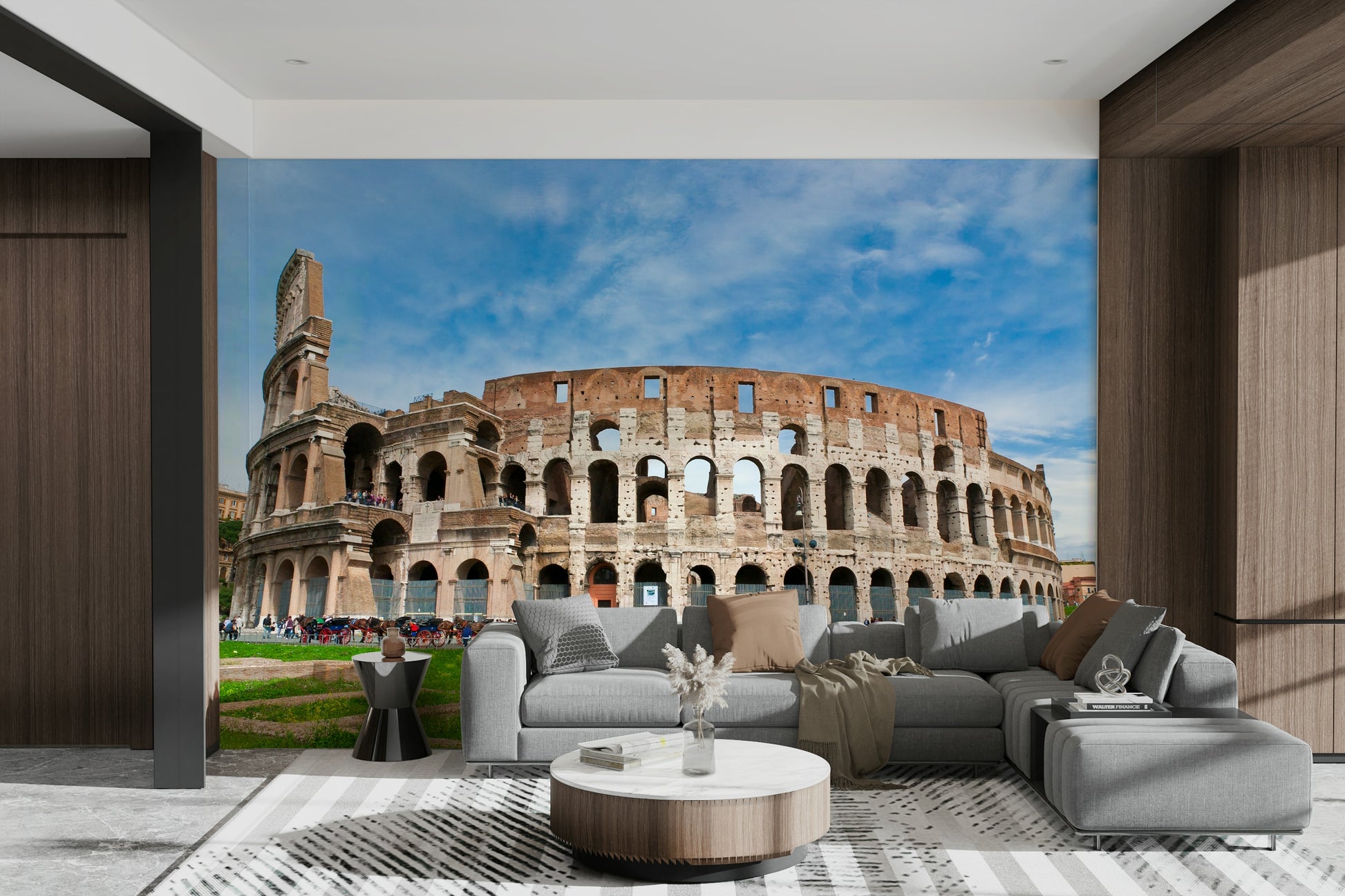 Timeless Roman architecture wallpaper
