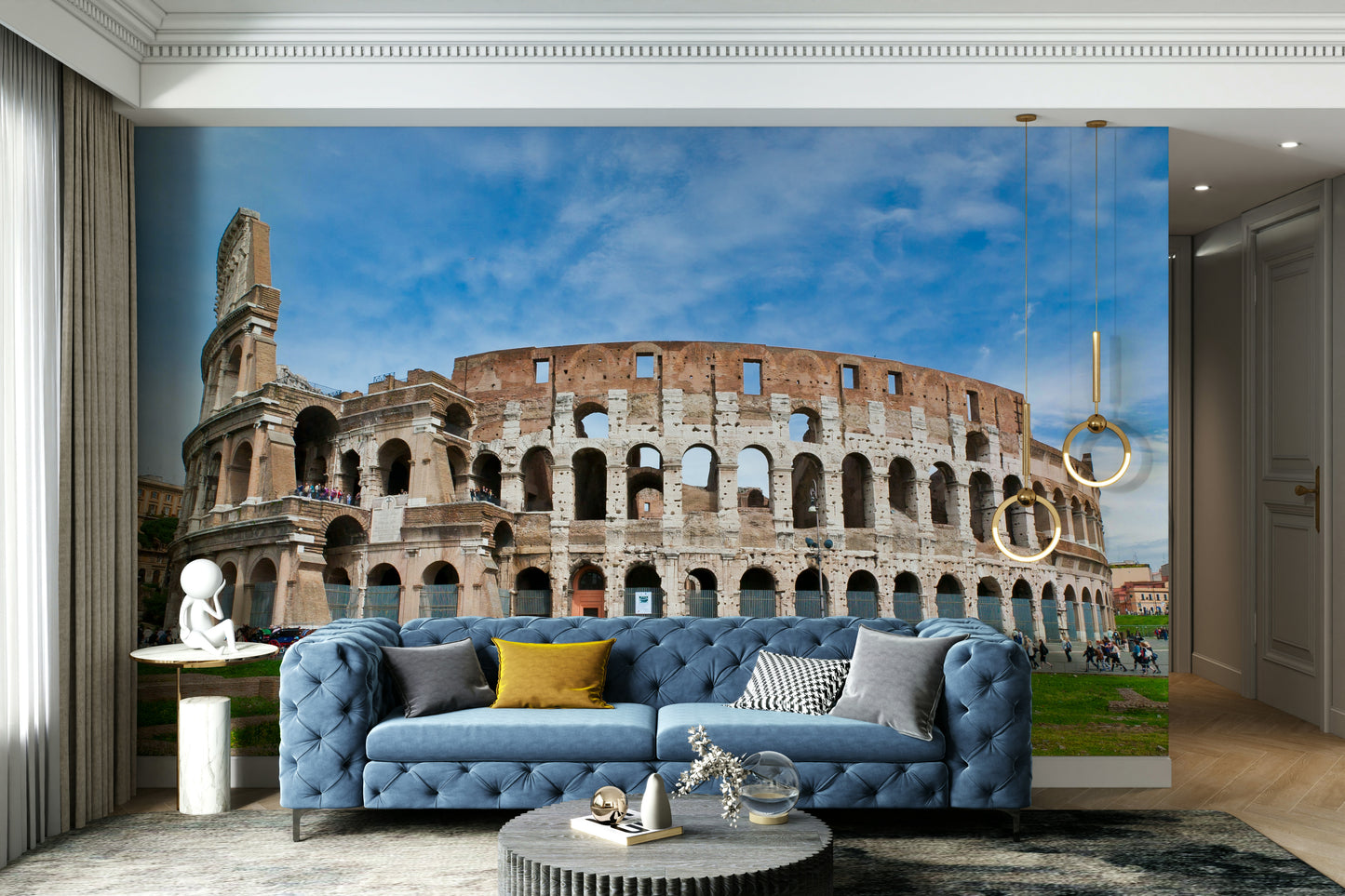 Vintage Roman Colosseum wallpaper
