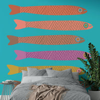 Artistic wallpaper for creative rooms
