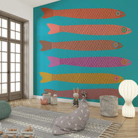 Multicolored fish with mocha tones
