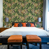 Cheetah and monkey jungle mural wallpaper

