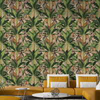 Playful animal wallpaper with soft background

