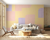 Retro Tiles 16 mural wallpaper full pattern view
