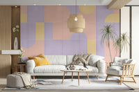 Retro Tiles 18 mural wallpaper full view
