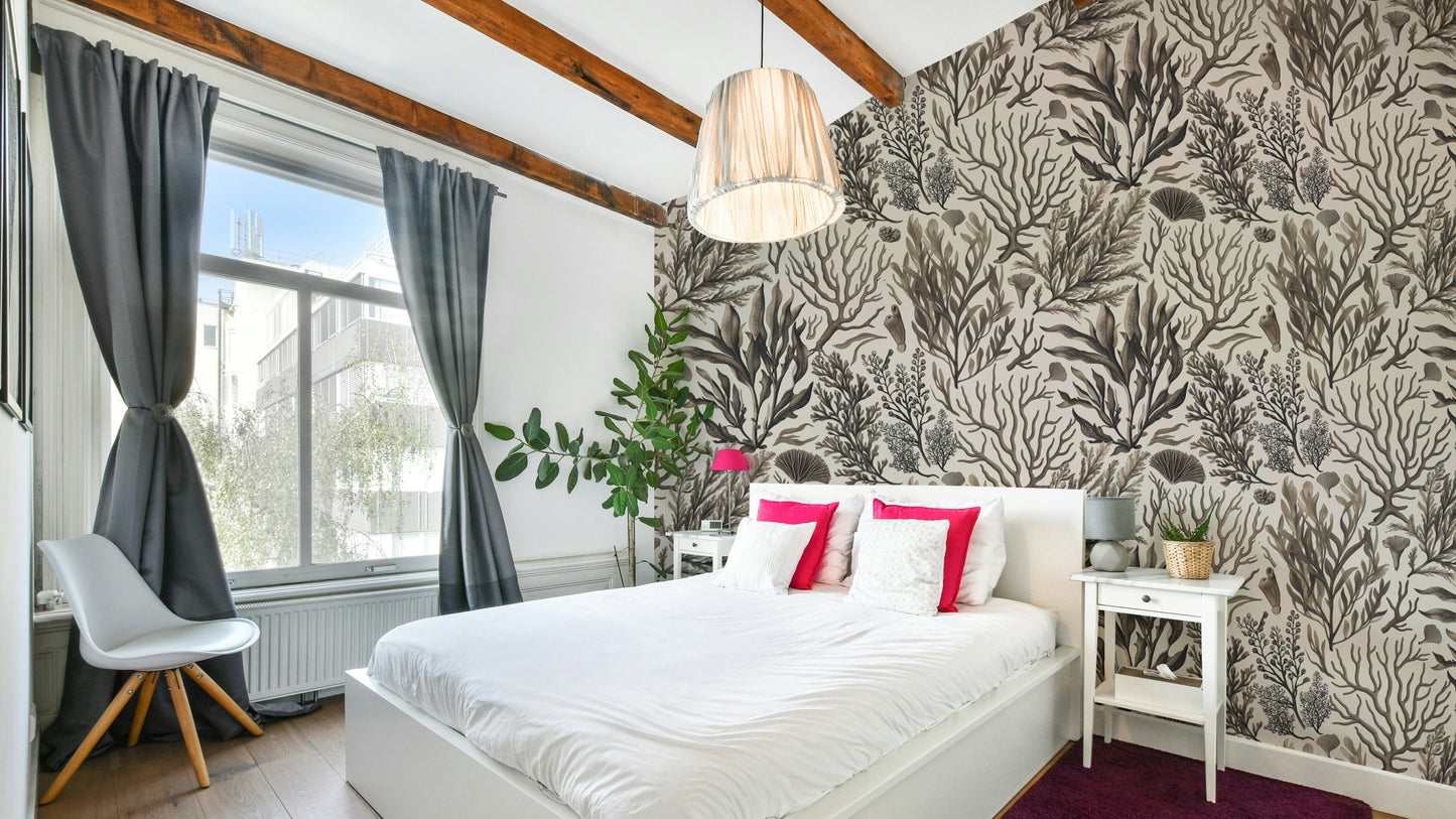 Mystical Ocean Underwater Foliage Garden Wallpaper

