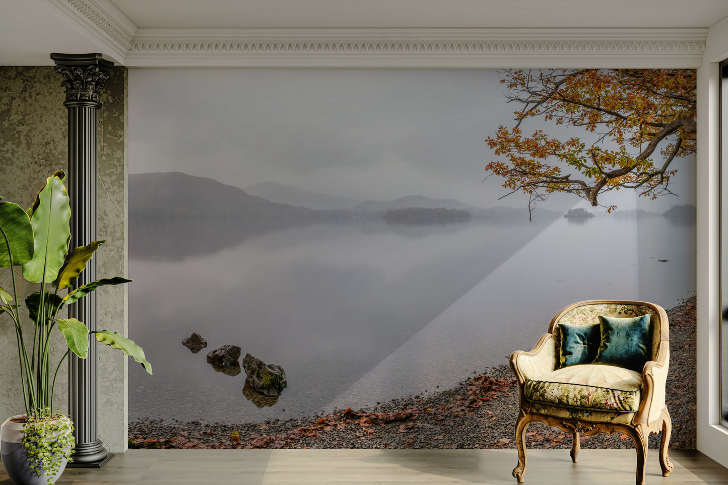 Panoramic Derwentwater wallpaper for walls

