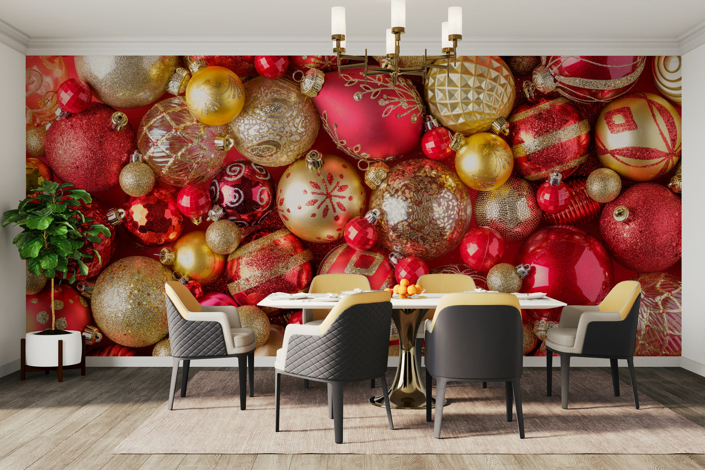 Warm abstract wallpaper with ruby tones

