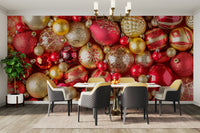 Warm abstract wallpaper with ruby tones

