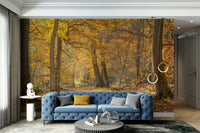 Easy-to-install mural wallpaper for a simple room update

